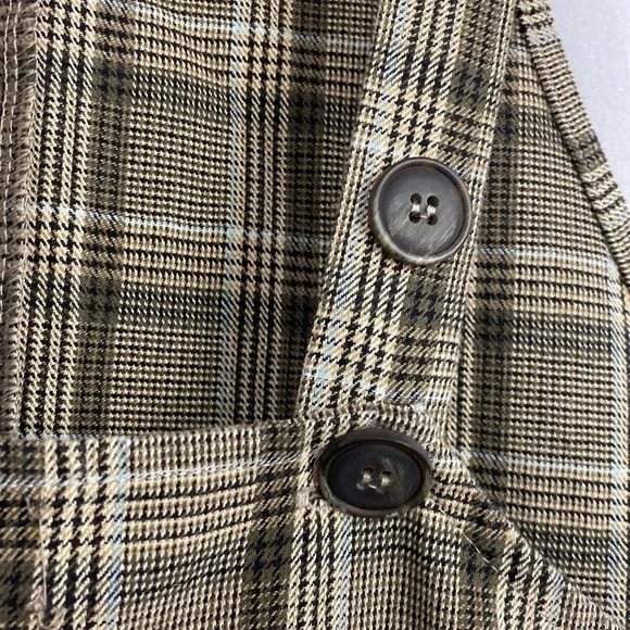 Mus & Bombon Epidot Plaid Adjustable Strap Jumpsuit | Made in Spain | Size M - Picture 13 of 15